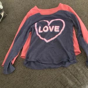 Girls long sleeve shirts